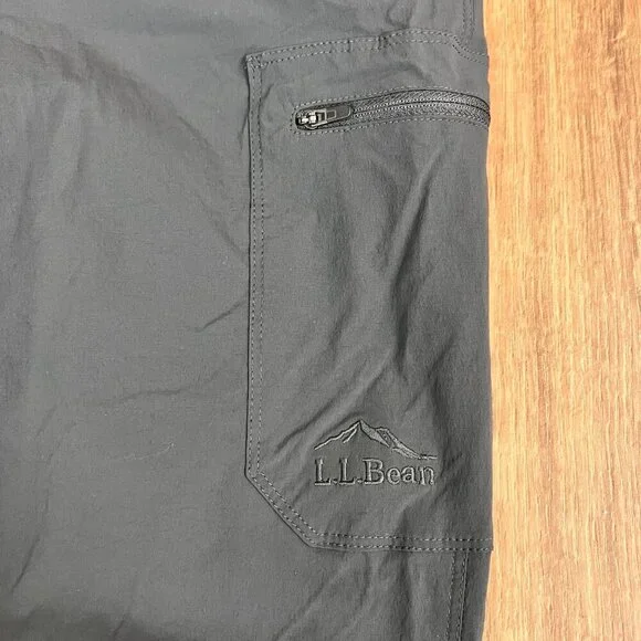 LL Bean Men's Cresta Hiking Pants, Standard Fit, Fleece-Lined Gray Sz 38 - Picture 5 of 12